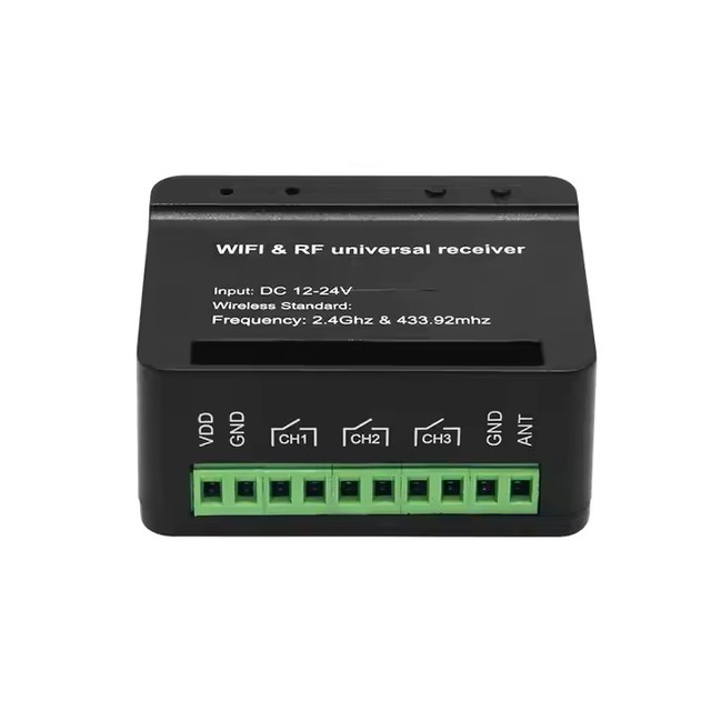 433MHz Universal Wireless Remote Control RF Relay Wifi Receiver