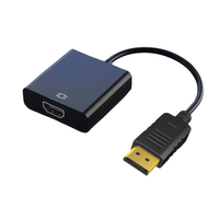 Câble adaptateur DisplayPort (DP) vers HDTV mâle-femelle de haute qualité pour projecteur de cinéma maison, ordinateur, multimédia 1080P