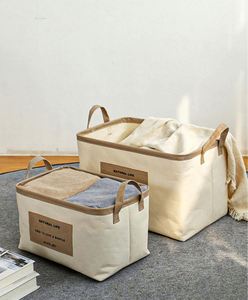 Bathliving Room <b>Storage</b> Foldable Durable Modern Style Fabric Bedroom <b>Large</b> Capacity Home Furniture <b>Basket</b> - Product Image 4