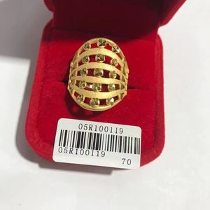 Joyería Xuping Dubai dragón corazón flor corona arco pareja boda compromiso <span class=keywords><strong>matrimonio</strong></span> 24K chapado en oro mujeres hombres <span class=keywords><strong>anillo</strong></span> grueso - Product Image 5