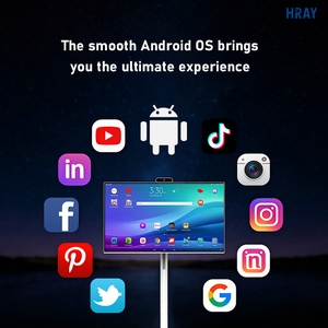 HRAY Écran 27 pouces en verre AG anti-reflet, Android OS, 4 Go de RAM + 128 Go de ROM, Wi-Fi double bande, pour divertissement à domicile, personnalisable OEM & ODM - Product Image 2
