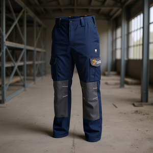 กางเกงทำงาน Ttake Easy Trousers สีน้ำเงิน ไซส์ XL รุ่นคาร์โก้ สำหรับผู้ชาย - Product Image 3