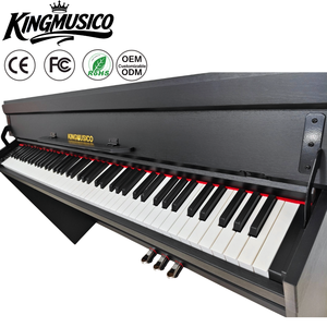 <span class=keywords><strong>Piano</strong></span> Digital <span class=keywords><strong>de</strong></span> 88 Teclas con Sensibilidad a la Velocidad, 128 Polifonías, USB MIDI, Dos Conectores para Auriculares, Teclado <span class=keywords><strong>de</strong></span> 800 Tonos - Product Image 3