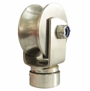 Schiebetür-Rad Lenkrolle Edelstahl 360 Grad Drehbares Rollenrad für Schiebetüren und Tore - Product Image 3