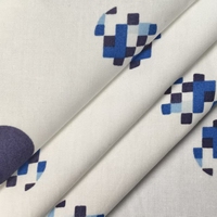 Popeline imprimée personnalisée de haute qualité, 137 GSM, douce et extensible, 97 % coton, 3 % élasthanne, utilisée pour les textiles de maison et les vêtements - Robes, chemises