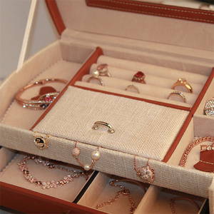 Circular Silver Ready to Ship Gold Trendy New Wholesale Black <b>Drawer</b> Gift Craft Lid Girlish <b>Storage</b> Case Jewelry <b>Box</b> - Product Image 4