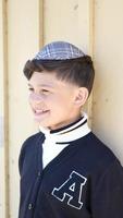 Chapeaux et casquettes ethniques en gros – Kippa/Yarmulke juive respirante en lin à 4 panneaux pour mariage et Bar Mitzvah