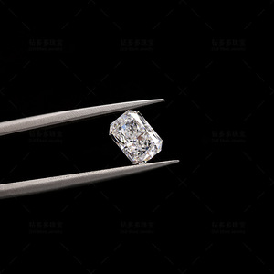 Radiant Cut Lab Grown Diamond D Color VVS2 1.03CT 1.28CT 1.50CT 1.59CT For Jewelry Making - Product Image 3