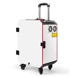 เครื่องทำความสะอาดด้วยเลเซอร์แบบพกพาชนิดกระเป๋าเดินทาง 300W 500W ระบายความร้อนด้วยอากาศ สำหรับกำจัดคราบสนิม สี บนไม้ ผนัง และหิน - Product Image 4