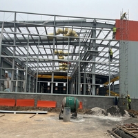 Bâtiment d'entrepôt en acier pour les projets industriels de Bosnie et des Balkans |   Solution de stockage logistique et d'atelier préfabriqué