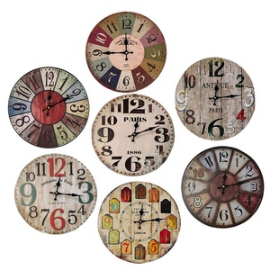 Horloge murale analogique moderne à thème parisien, style rétro et épuré, pour la décoration de maisons de campagne françaises, salon et chambre à coucher - Product Image 4