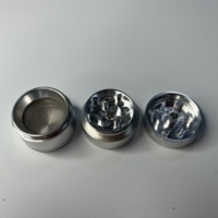 Broyeur à herbes en aluminium premium de 30 mm, personnalisé, avec effet de fumée, accessoires de tabac en métal CNC, vente en gros