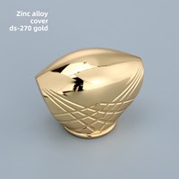 Capuchon de flacon de parfum en alliage de zinc, 15 trous, couleurs or, argent, noir, en stock, couvercle de parfum