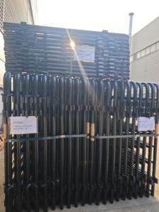 แผงรั้วเหล็กกล้าคาร์บอนชุบสังกะสีสำหรับกลางแจ้ง สำหรับประตูฟาร์มปศุสัตว์ รั้วม้า สไตล์ยุโรป สูง 6 ฟุต สำหรับกั้นปศุสัตว์ - Product Image 2