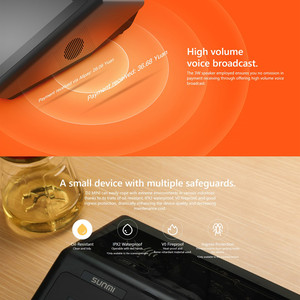 SUNMI D2 mini <span class=keywords><strong>Android</strong></span> 8,1 Touch Screen Smart Alle in Einem <span class=keywords><strong>POS</strong></span> System Tablet Kassen Maschine <span class=keywords><strong>Pos</strong></span>-<span class=keywords><strong>Terminal</strong></span> mit 58mm Drucker - Product Image 2