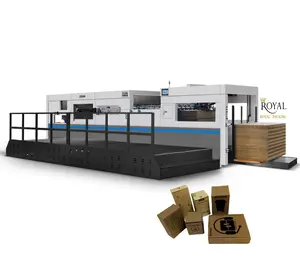 Paper Die Cutting And Creasing Machine With Four Side Stripping 1650 Fast Auto Flat Bed Die Cutting Machine For Carton Board Box
