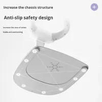 Plateforme de bain pliable en plastique pour bébé, outil de bain pour bébé debout, pratique, antidérapante, support de bain pour bébé