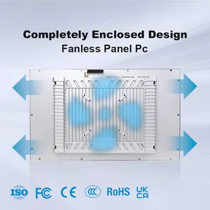 מכירה חמה טאבלט תעשייתי תליית קיר IP65 מסך עמיד למים צג מגע תעשייתי קיבולי מחשב לוח תעשייתי