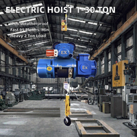 Nouvelle palan électrique à câble métallique antidéflagrant de 2 tonnes, de fabrication européenne, pour grues industrielles et hôtels