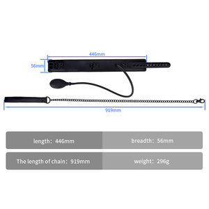 Популярные черные фиолетовые искусственная кожа БДСМ бондаж надувной воротник для взрослых игр - Product Image 6