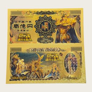Neue 12 Arten Bestseller Japanische Saint Seiya Banknoten Anime Gold 24k Vergoldet für Sammler - Product Image 4