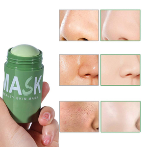 ShangMei Teh Hijau Masker Stik Tanah Liat Pembersih Jerawat Kecantikan Kulit Teh Hijau Pelembap Perawatan Wajah Pemutih - Product Image 2