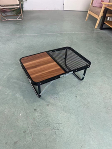 Gấp Trọng lượng nhẹ đa chức năng hàn quốc du lịch ngoài trời bãi biển di động dã ngoại nhôm kim loại nướng cắm trại bảng - Product Image 2