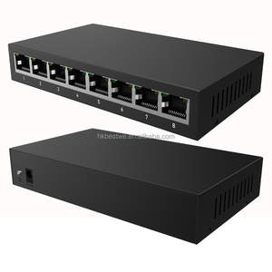 Conmutador de Red Gigabit de 8 Puertos 10/100/1000Mbps, Precio de Fábrica, Conmutador Ethernet No Administrado, Concentrador de Red de Escritorio - Product Image 1