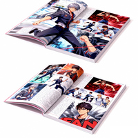 Personnalisation d'un ensemble de bandes dessinées, histoire en anglais, illustrations en couleur, bandes dessinées d'anime, manga, impression de livres pour adultes