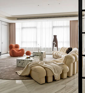 Sofá Serpiente de Gran Venta y Creatividad para Lobby de Hotel Sofá de Cuero Diseño Italiano Sillón para Villa Sofá Moderno para Sala de Estar - Product Image 3