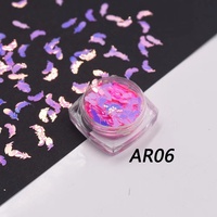 Paillettes Ultra Sottili Iridescenti a Forma di Foglia, Glitter Sfuso per Stampa di Precisione, Resina Epossidica, Silicone, Materiale Grezzo per Giocattoli
