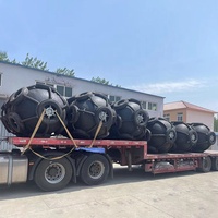 ZHH Brand Durable Inflatable Natural Rubber Cylindrical Pneumatic Fender Marine Anti-Collision Equipment Corrosion Resistant All