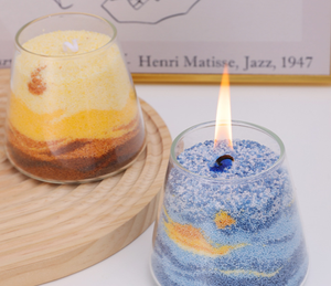 Bougie décorative originale à faire soi-même, peinture de sable aromathérapeutique d'intérieur, romantique et artistique, pour <span class=keywords><strong>anniversaire</strong></span>, mariage, bougie cadeau, la plus tendance - Product Image 3