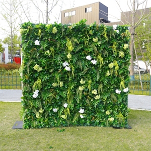 Gâteaux Décoration Mariée à Être Verdure Événement Décor Roll up Fleur Mur Sexe Révéler Herbe Mur Panneau Toile de Fond pour Photomaton - Product Image 6