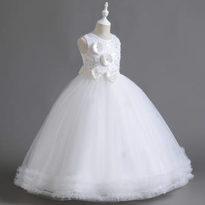 Navidad niña princesa <span class=keywords><strong>vestido</strong></span> sin mangas brillante niños Formal comunión cumpleaños fiesta extravagante <span class=keywords><strong>vestido</strong></span> de noche - Product Image 2