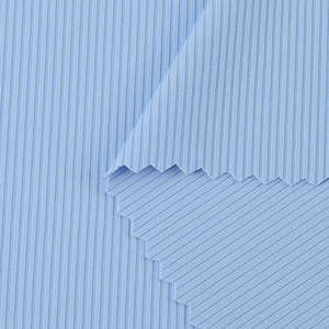 T-shirt Base Modellante 2*2 in Tessuto a Costine di Nylon Tinto Broccato Effetto Ghiaccio per Yoga e Fitness - Product Image 3