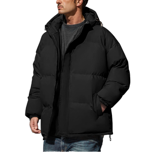 Ventes en gros de parkas décontractées pour hommes, <span class=keywords><strong>manteau</strong></span> matelassé à capuche, épais, isolé, polyester écologique, vêtements d'extérieur d'<span class=keywords><strong>hiver</strong></span>, marque personnalisée - Product Image 4