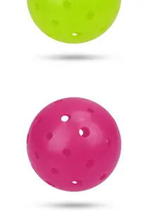 Pickleball Durable USAPA Approved 40 Hole Outdoor Rotation 40 Pickle Ball Seamless Professional Pickleball Balls Pink