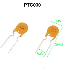 PTC thermistor yellow PTC030-PTC160 thermistor tweeter frequency divider self recovery fuse