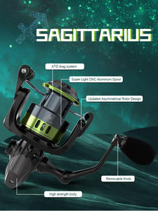 รอกตกปลา MEREDITH Sagittarius Series สแตนเลสสตีล แบบหมุน รองรับน้ำหนักได้สูงสุด 8 กิโลกรัม สำหรับตกปลาทะเลและปลาคาร์พ - Product Image 5