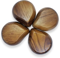Bol en bois d'acacia pour condiments, sauce à trempette, noix, bonbons, fruits, apéritifs et collations
