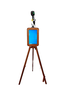 เครื่องถ่ายภาพโฟโต้บูธจอ LCD คุณภาพสูงขายดี ขนาด 21.5 นิ้ว พร้อมเครื่องพิมพ์ในตัว สไตล์เรโทร สำหรับถ่ายเซลฟี่ - Product Image 1