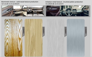 Injection plastique Surface galvanoplastie 3D Texture peinture pinceau peinture motif imprimé soie pulvérisation <span class=keywords><strong>huile</strong></span> métal Texture diamant - Product Image 2