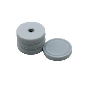 مخصص ثقيل واجب أبيض وعاء مسطح مطلي بالمطاط مغناطيس قاعدة مغناطيسية قطع مخصصة متاحة - Product Image 1