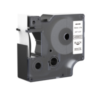Cassette 45803 de haute qualité 19mm D1 Compatible noir sur blanc pour étiqueteuse Dymo et rubans d'imprimante