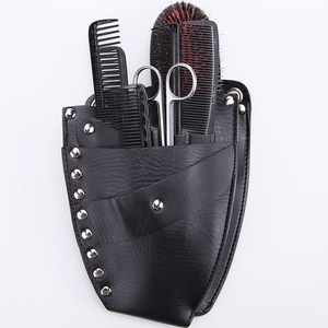 Sac à outils multifonctionnel pour coiffeurs et barbiers avec rivets, étui de rangement à porter à la taille - Product Image 1