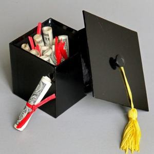 Customizable Premium Graduation <b>Gift</b> <b>Square</b> <b>Boxes</b> Embossing Matt Lamination Biodegradable Rigid Paper Eco-Friendly Recycled - Product Image 5