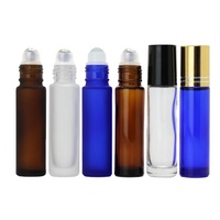 Flacon compte-gouttes en verre ambré pour huiles essentielles 10 ml