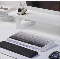 Repose-poignets pour clavier GravaStar 75 %, coussin ergonomique en mousse à mémoire de forme, base antidérapante, imperméable, pour clavier mécanique de jeu