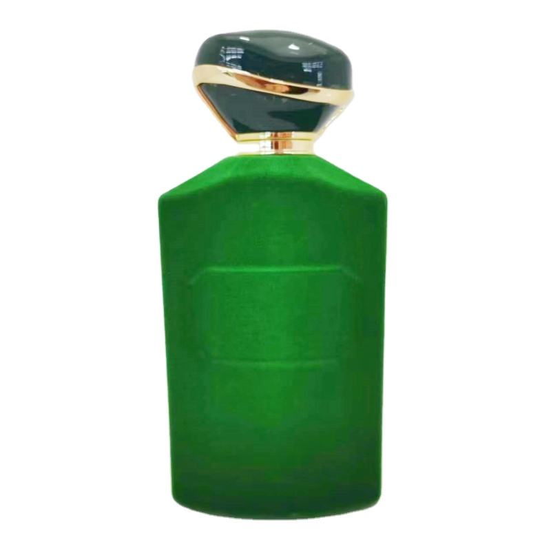 100ml Empty Dark Green Perfume Glass Bottles Cap